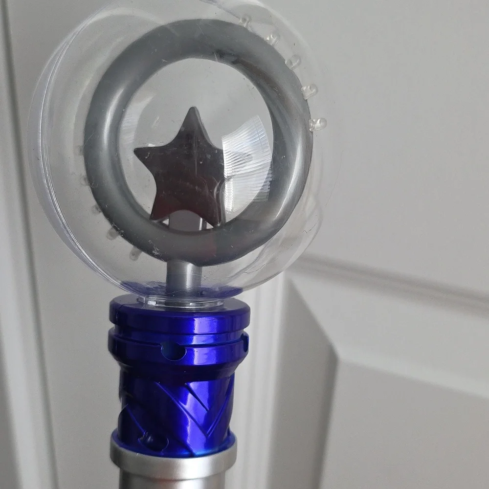 Blue and White Star Wand